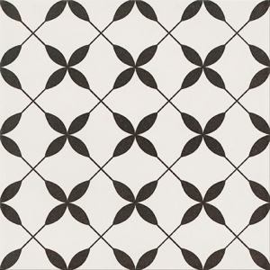 Grīdas flīzes Patchwork Clover Black Pattern 29.8x29.8